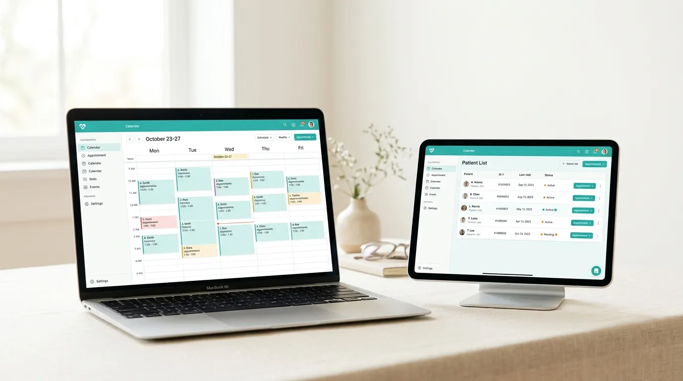 Doc Cirrus inSuite — browserbasierte Praxissoftware auf Laptop und Tablet